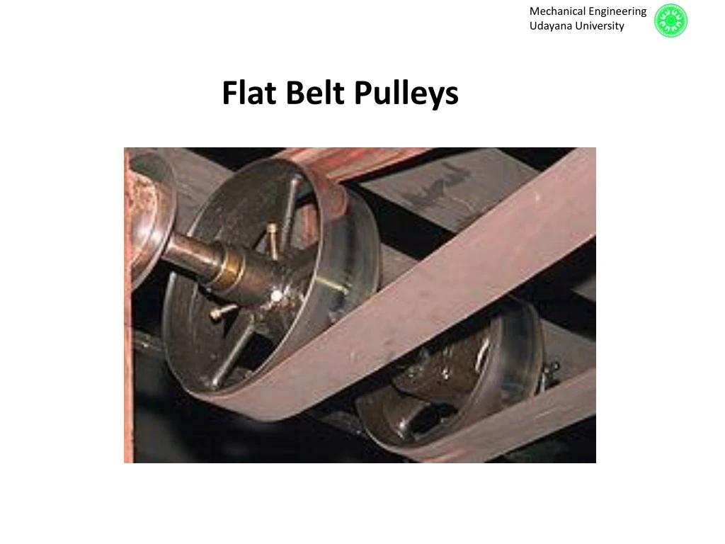 flat belt pulleys