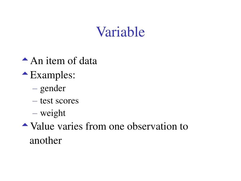 variable