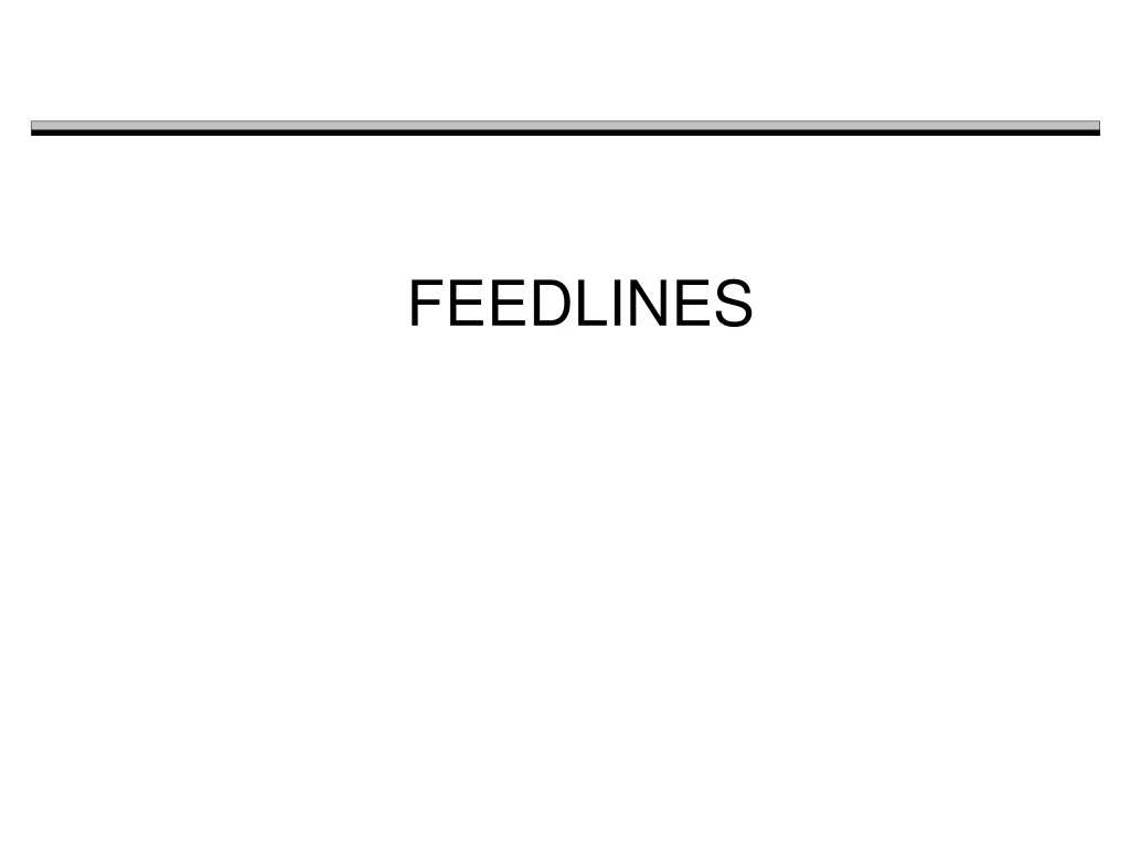 feedlines