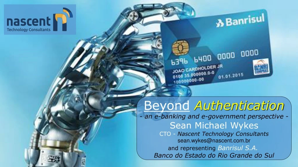 beyond authentication an e banking