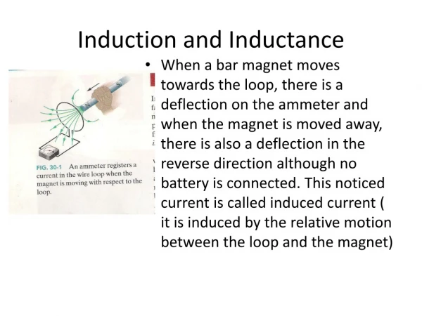 Induction and Inductance