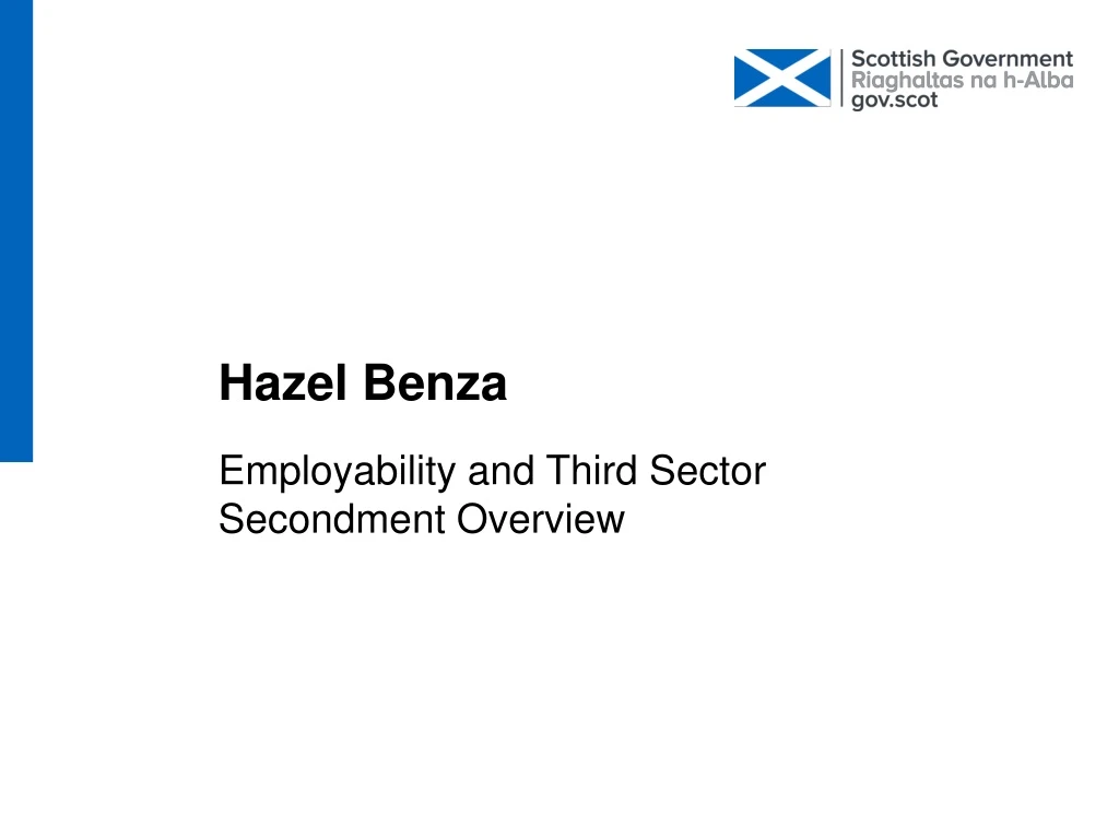 hazel benza employability and third sector