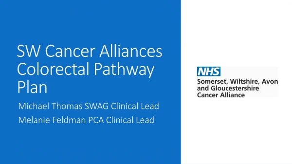 SW Cancer Alliances Colorectal Pathway Plan