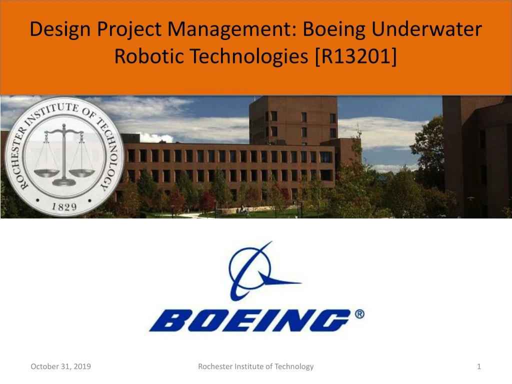 design project management boeing underwater