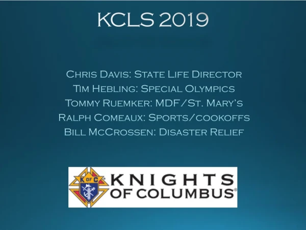 KCLS 2019