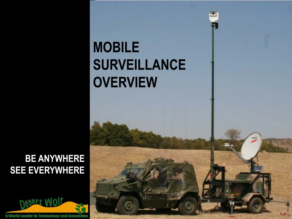 mobile surveillance overview