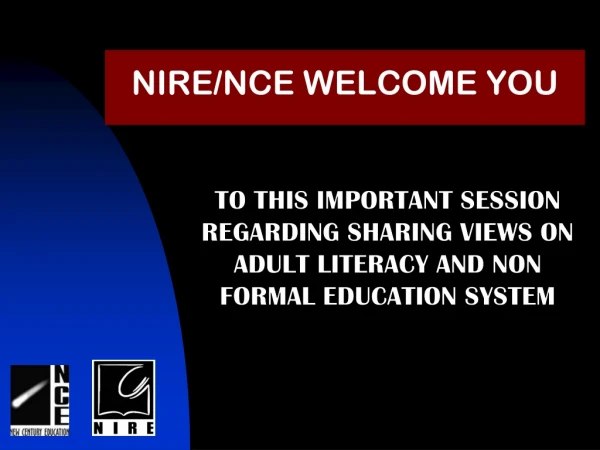 TO THIS IMPORTANT SESSION REGARDING SHARING VIEWS ON