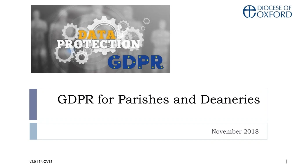 gdpr for parishes and deaneries