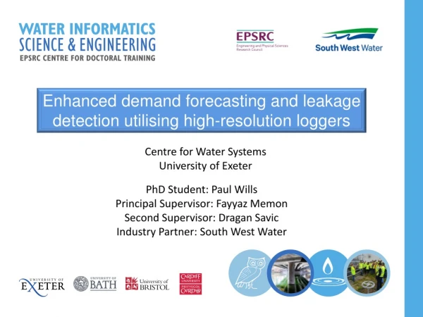 Enhanced demand forecasting and leakage detection utilising high-resolution loggers