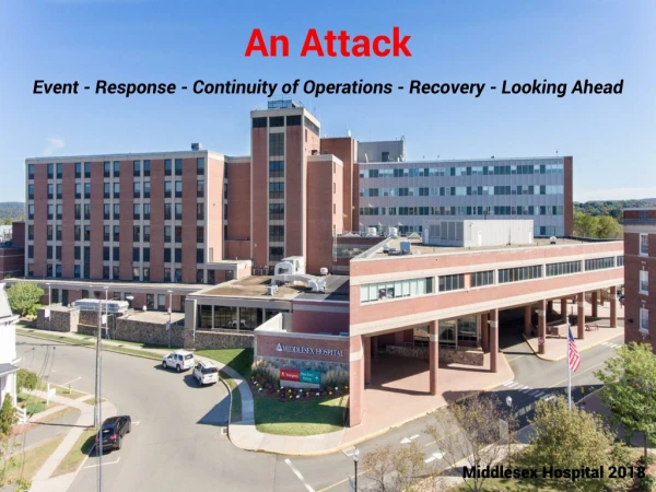 An Attack Event - Response - Continuity of Operations - Recovery - Looking Ahead