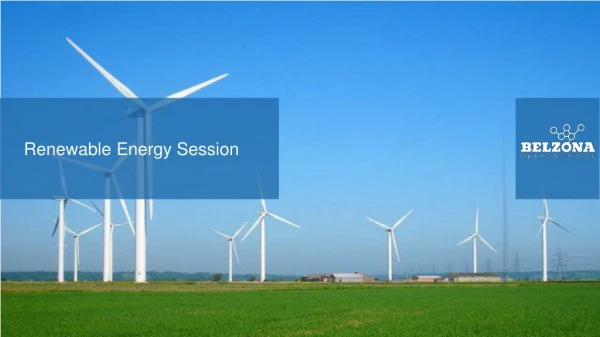 Renewable Energy Session