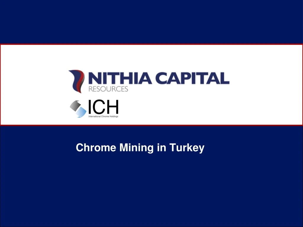 chrome mining in turkey