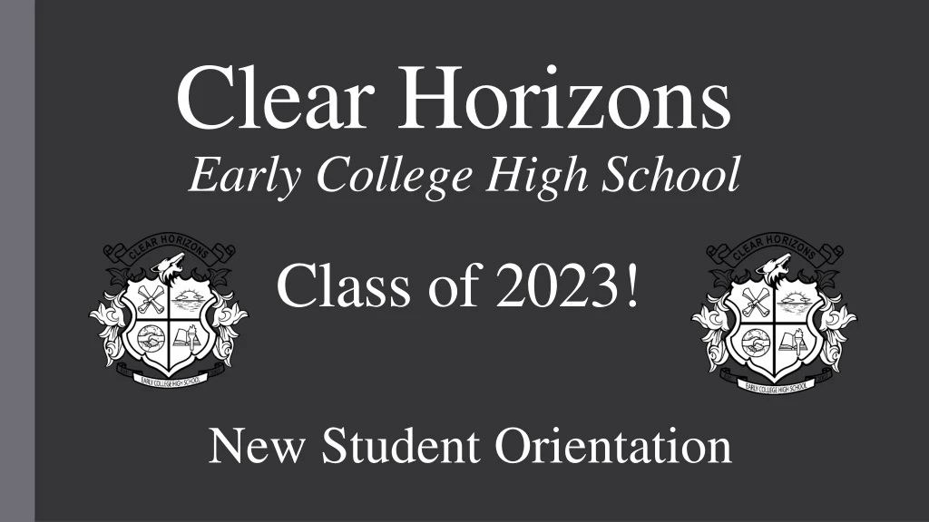 clear horizons early college high school class of 2023