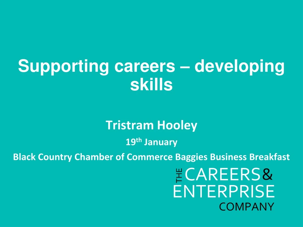 supporting careers developing skills