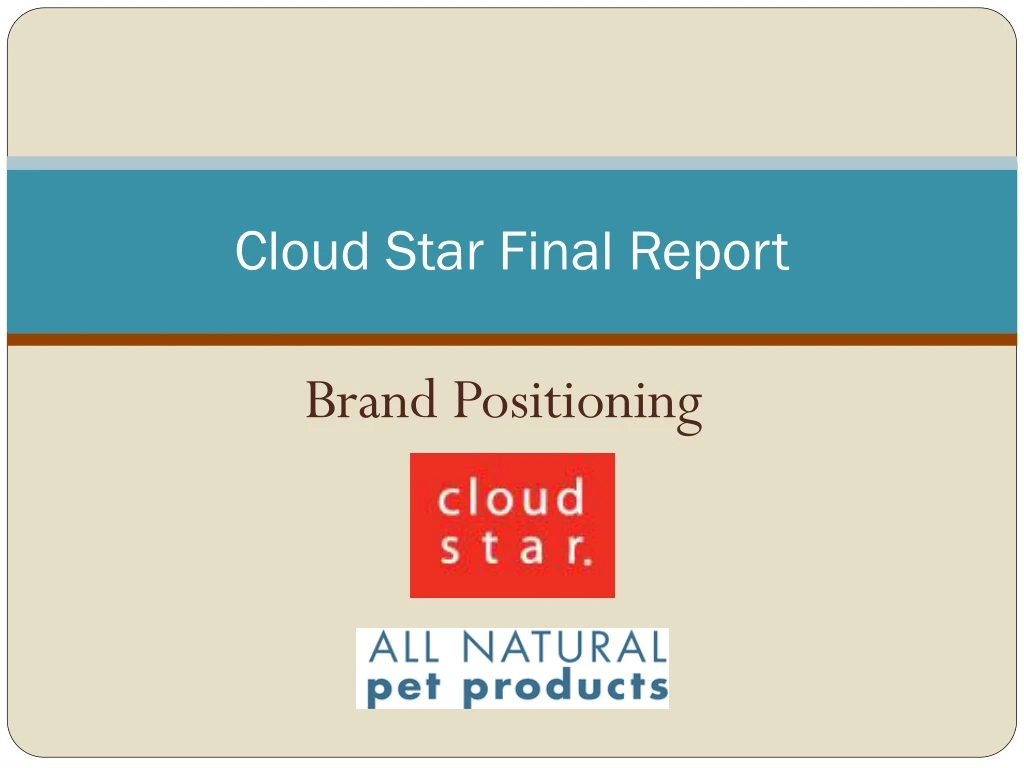 cloud star final report