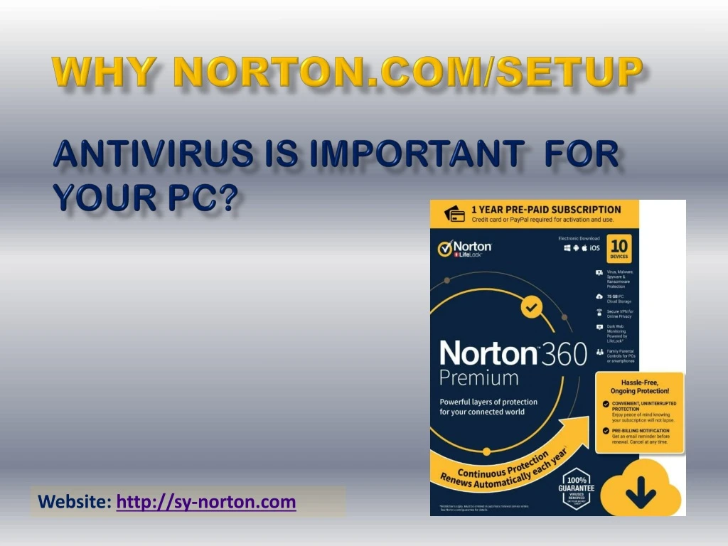 why norton com setup