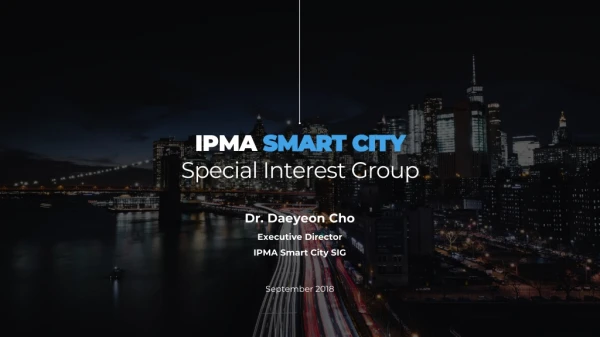 IPMA SMART CITY Special Interest Group