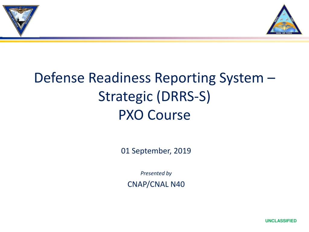 defense readiness reporting system strategic drrs s pxo course