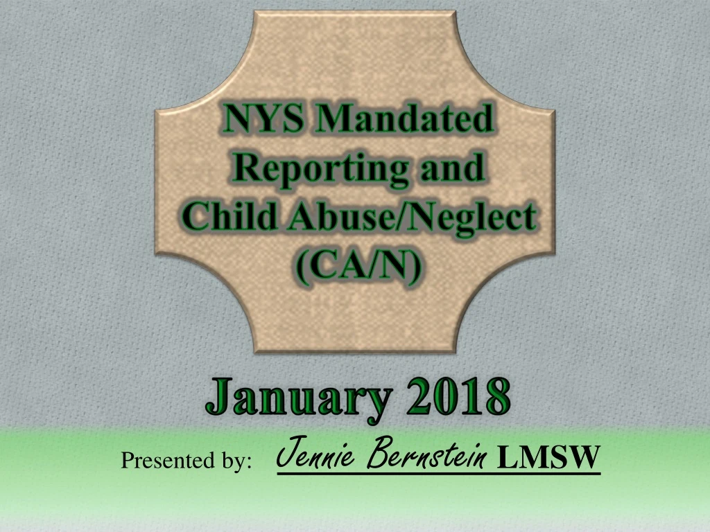 nys mandated reporting and child abuse neglect ca n