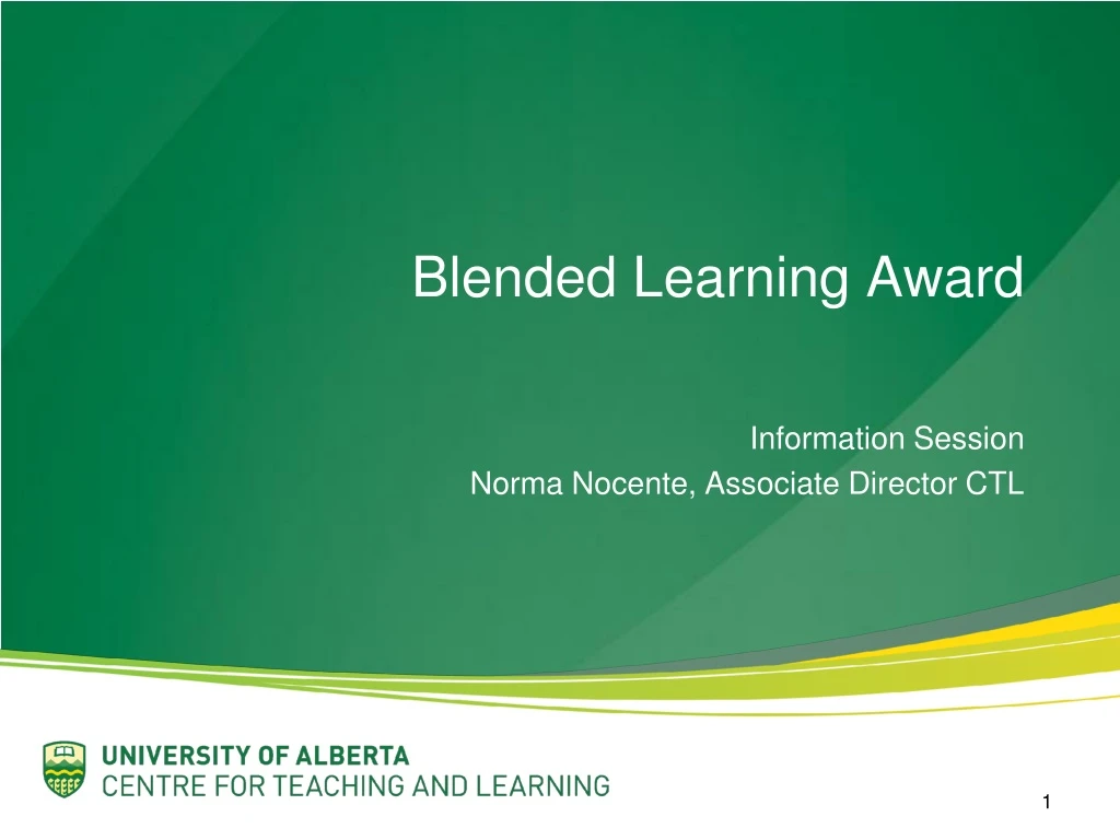 blended learning award