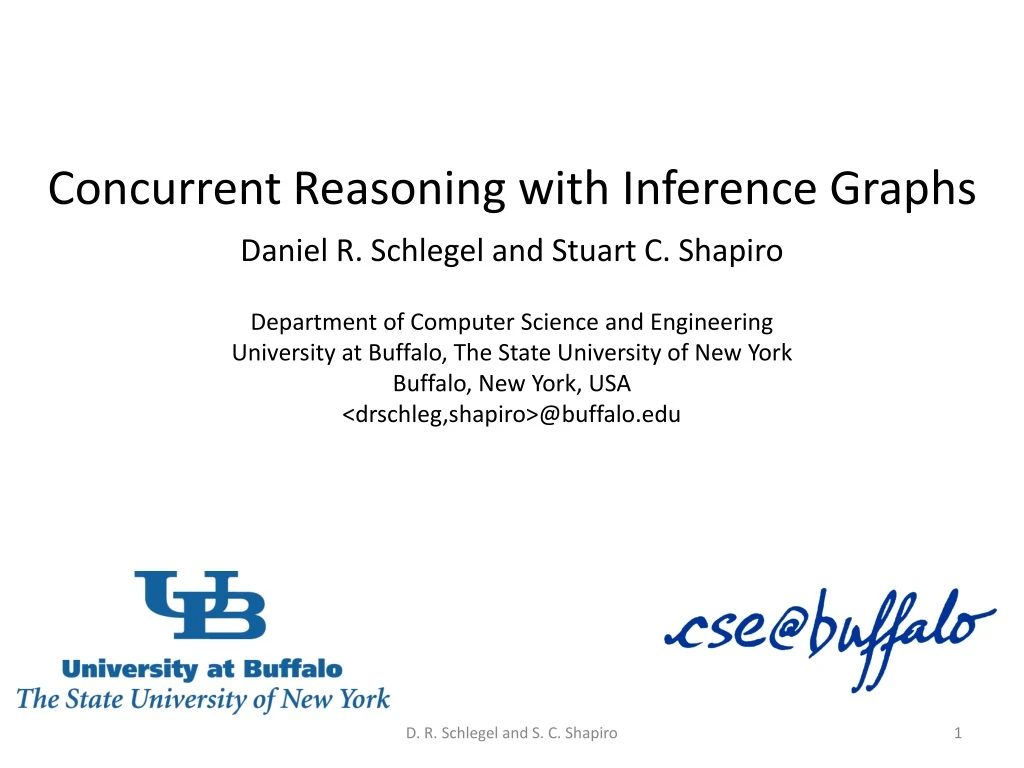 concurrent reasoning with inference graphs