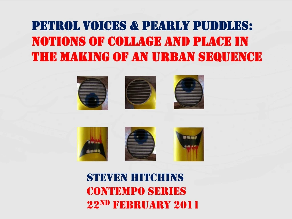 petrol voices pearly puddles notions of collage