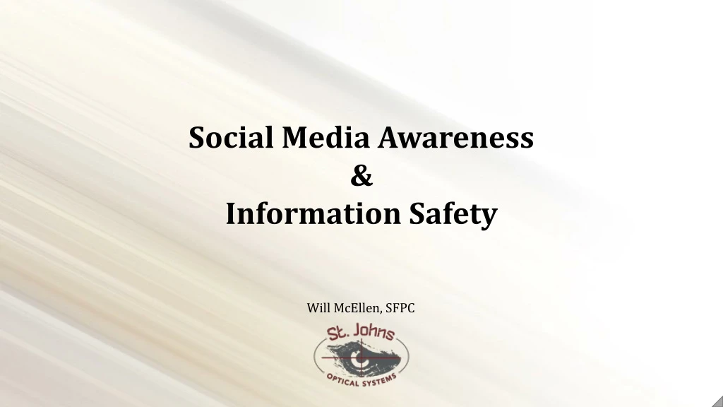 social media awareness information safety