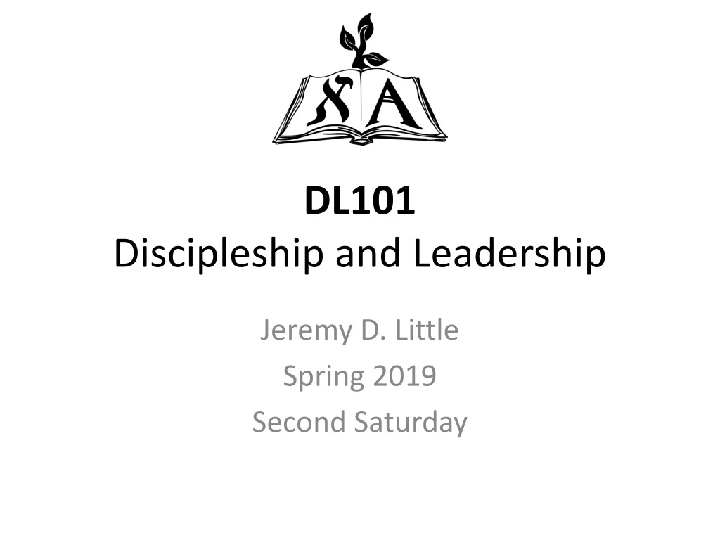dl101 discipleship and leadership