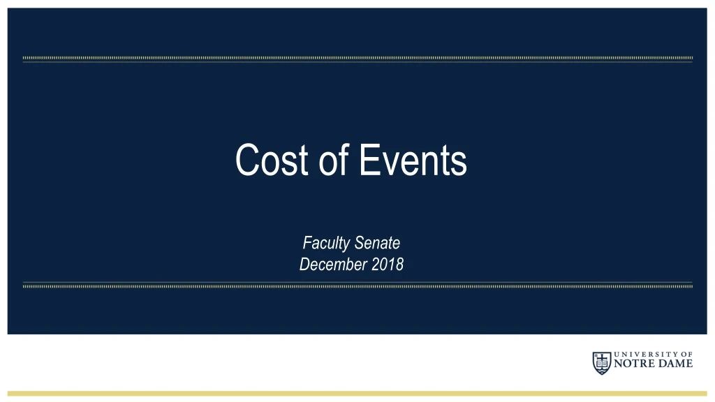 cost of events