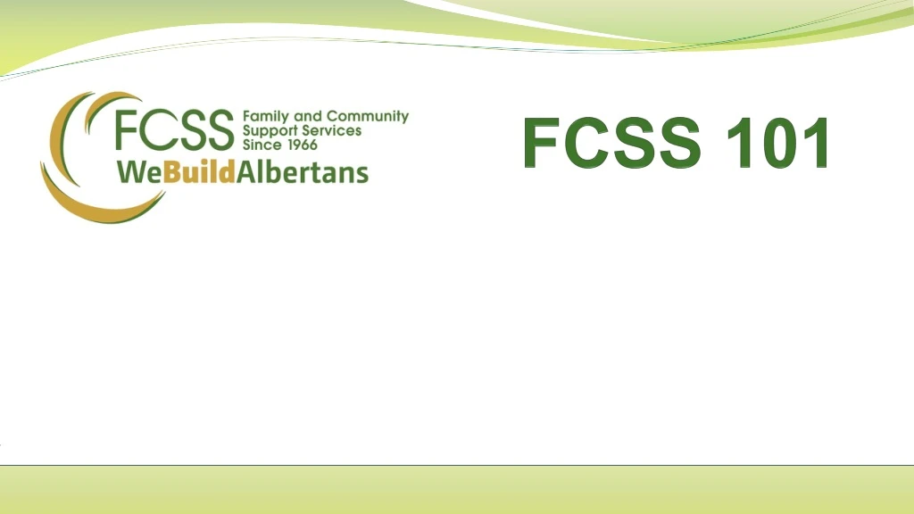 fcss 101