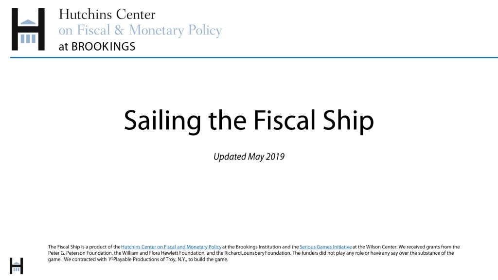 sailing the fiscal ship updated may 2019