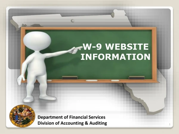 W-9 WEBSITE INFORMATION