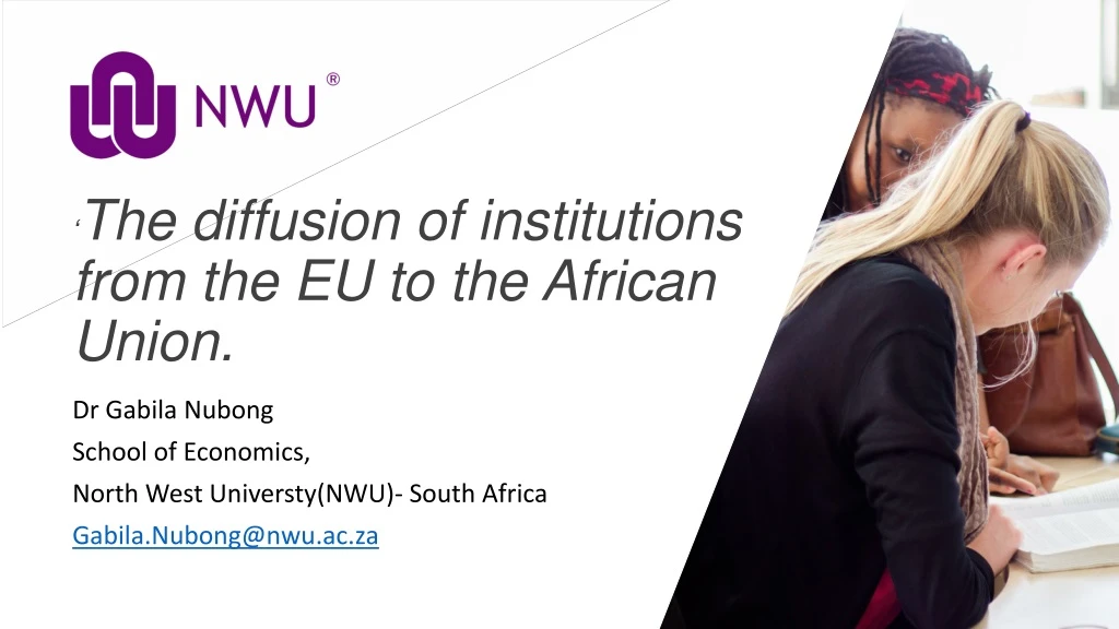 the diffusion of institutions from the eu to the african union