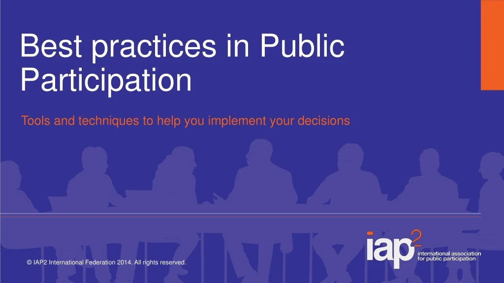 best practices in public participation