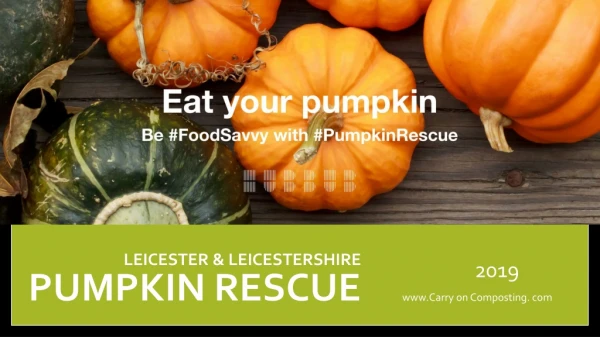 Leicester &amp; Leicestershire Pumpkin Rescue
