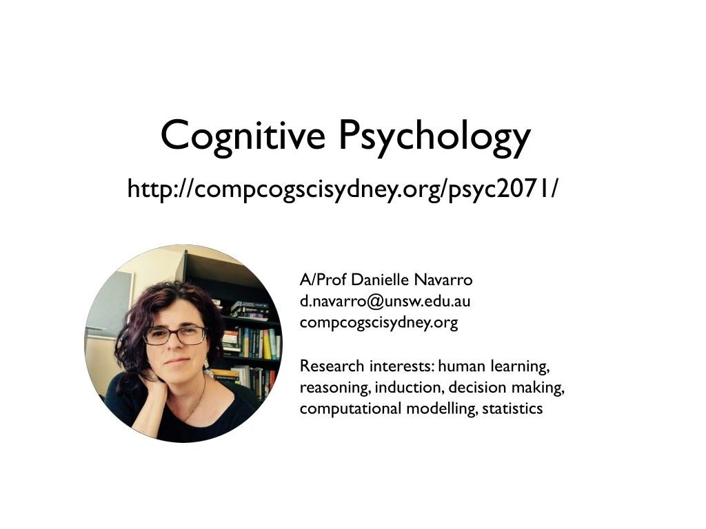 cognitive psychology