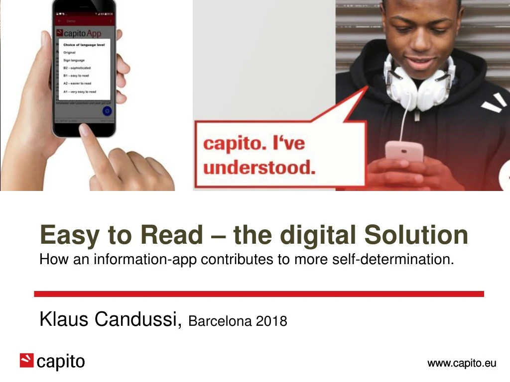 easy to read the digital solution how an information app contributes to more self determination