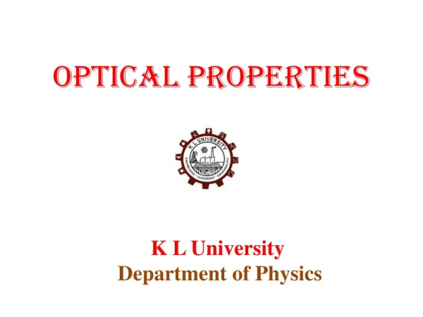 Department of Physics