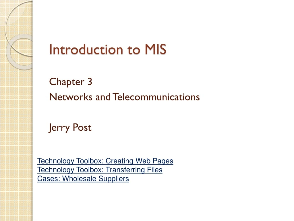 introduction to mis