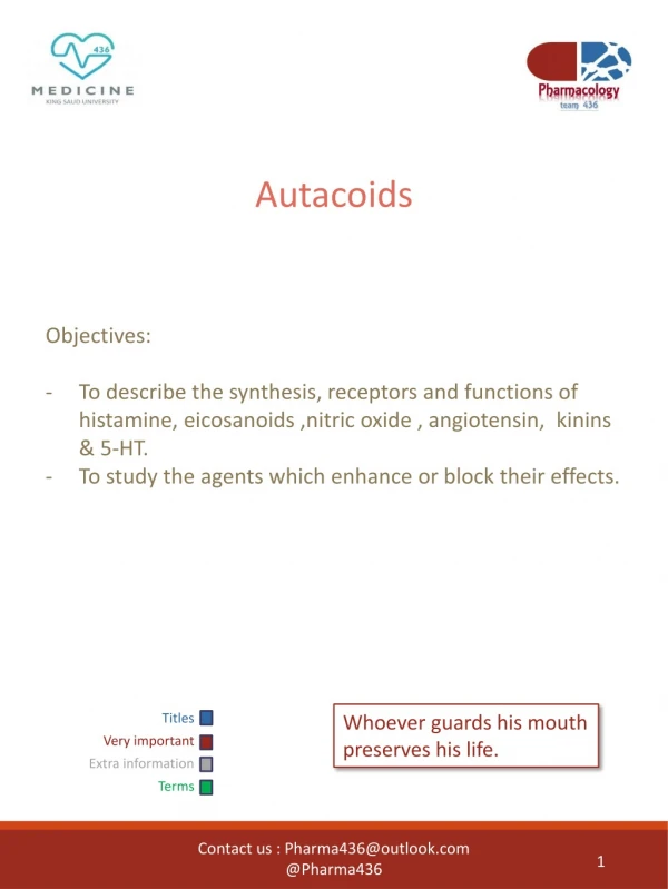 Autacoids