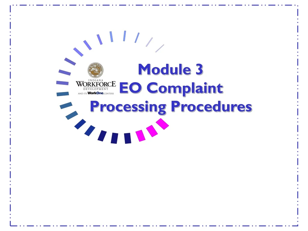 module 3 eo complaint processing procedures