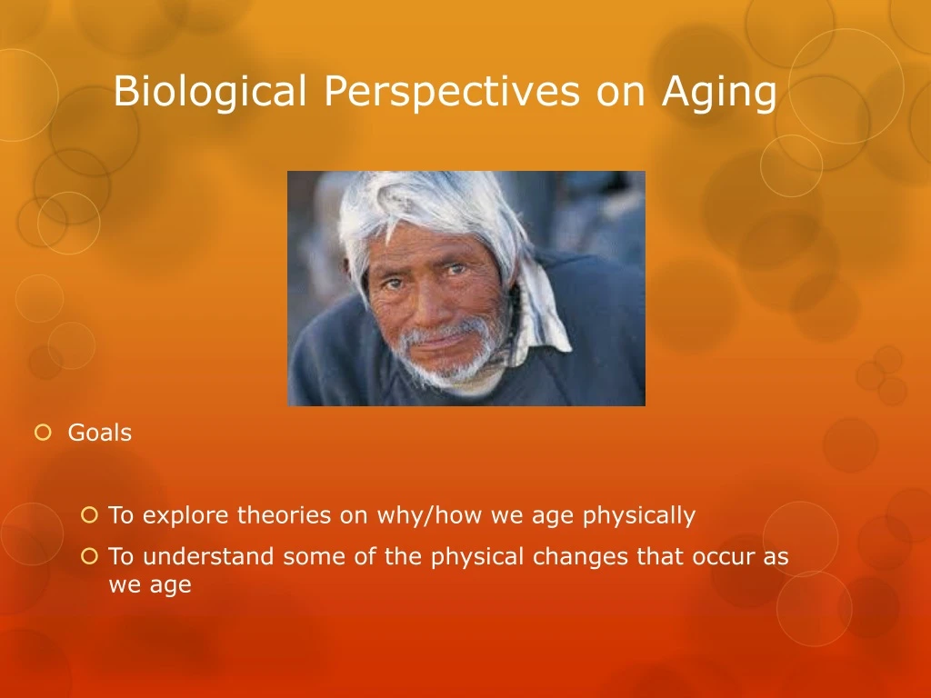biological perspectives on aging