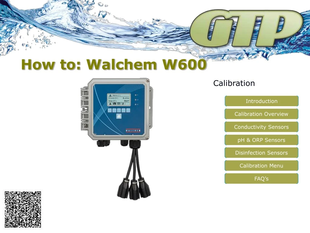 how to walchem w600