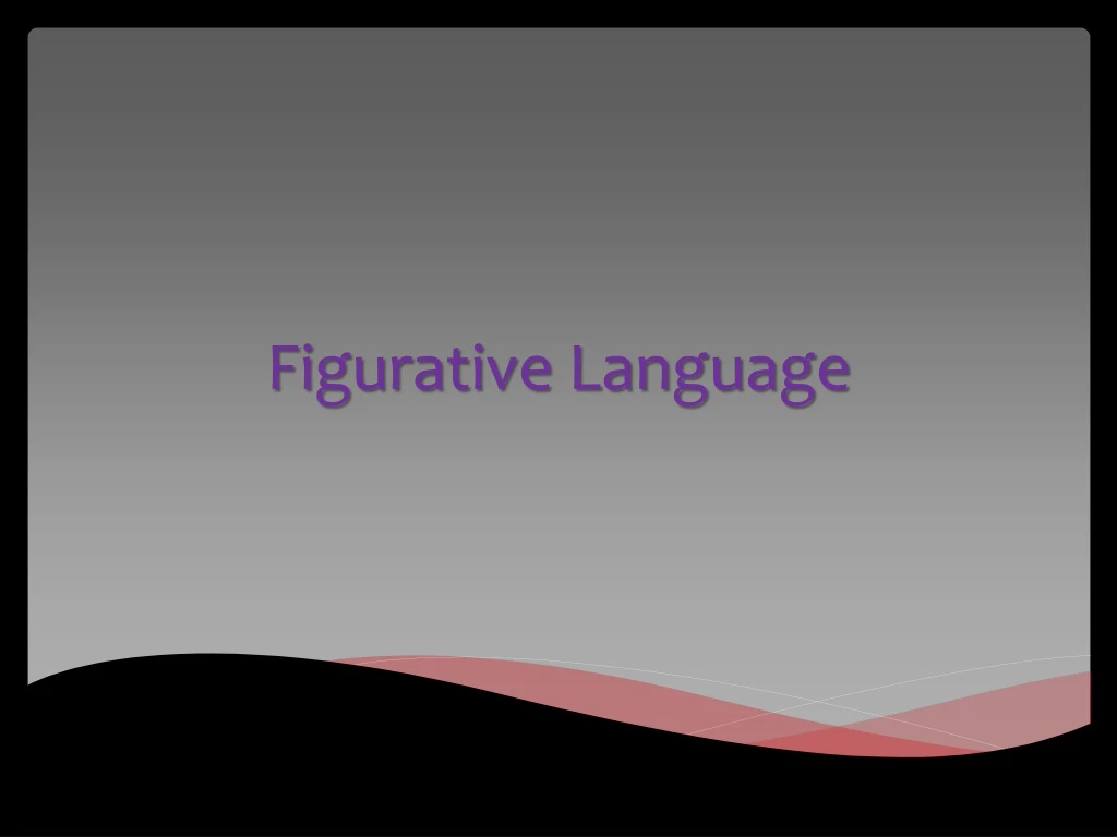 figurative language