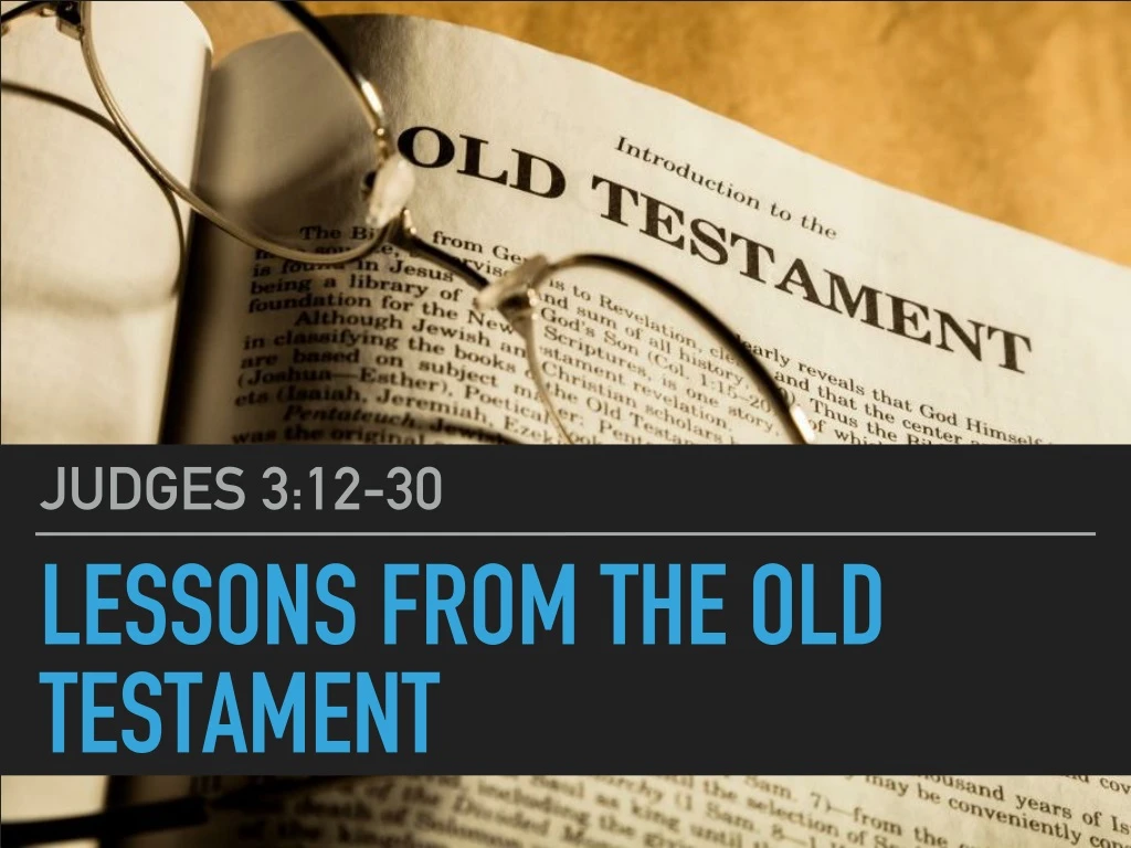lessons from the old testament