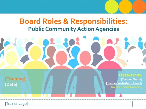 Board Roles &amp; Responsibilities: Public Community Action Agencies