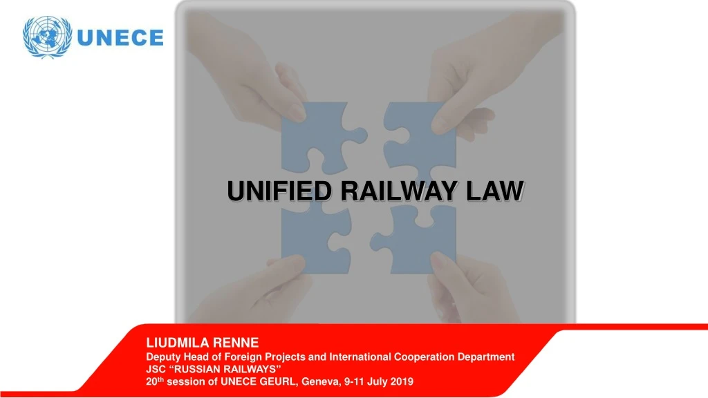 unified railway law