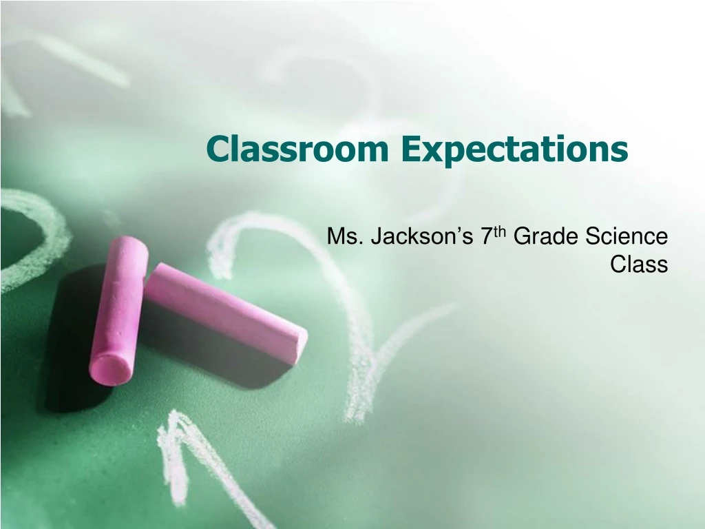 classroom expectations