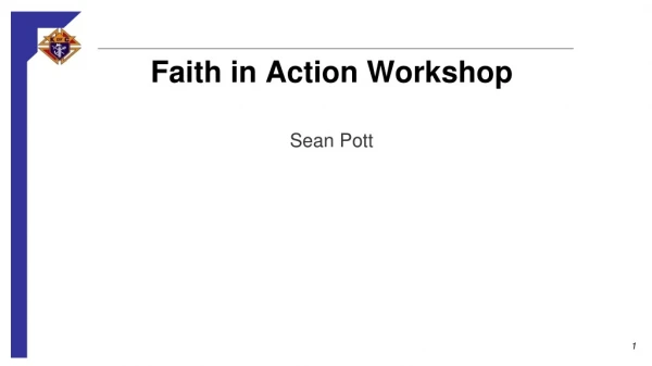 Faith in Action Workshop