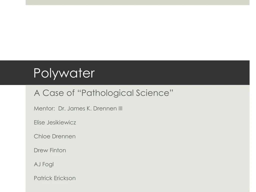 polywater